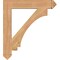 Ekena Millwork Imperial Arts & Crafts Smooth Bracket, Western Red Cedar, 5 1/2"W x 36"D x 40"H BKT06X36X40IMP03SWR - alternate 2